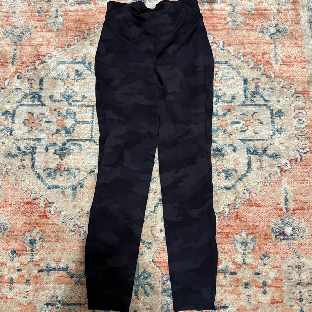 Lululemon Athletica Black Camouflage Leggings